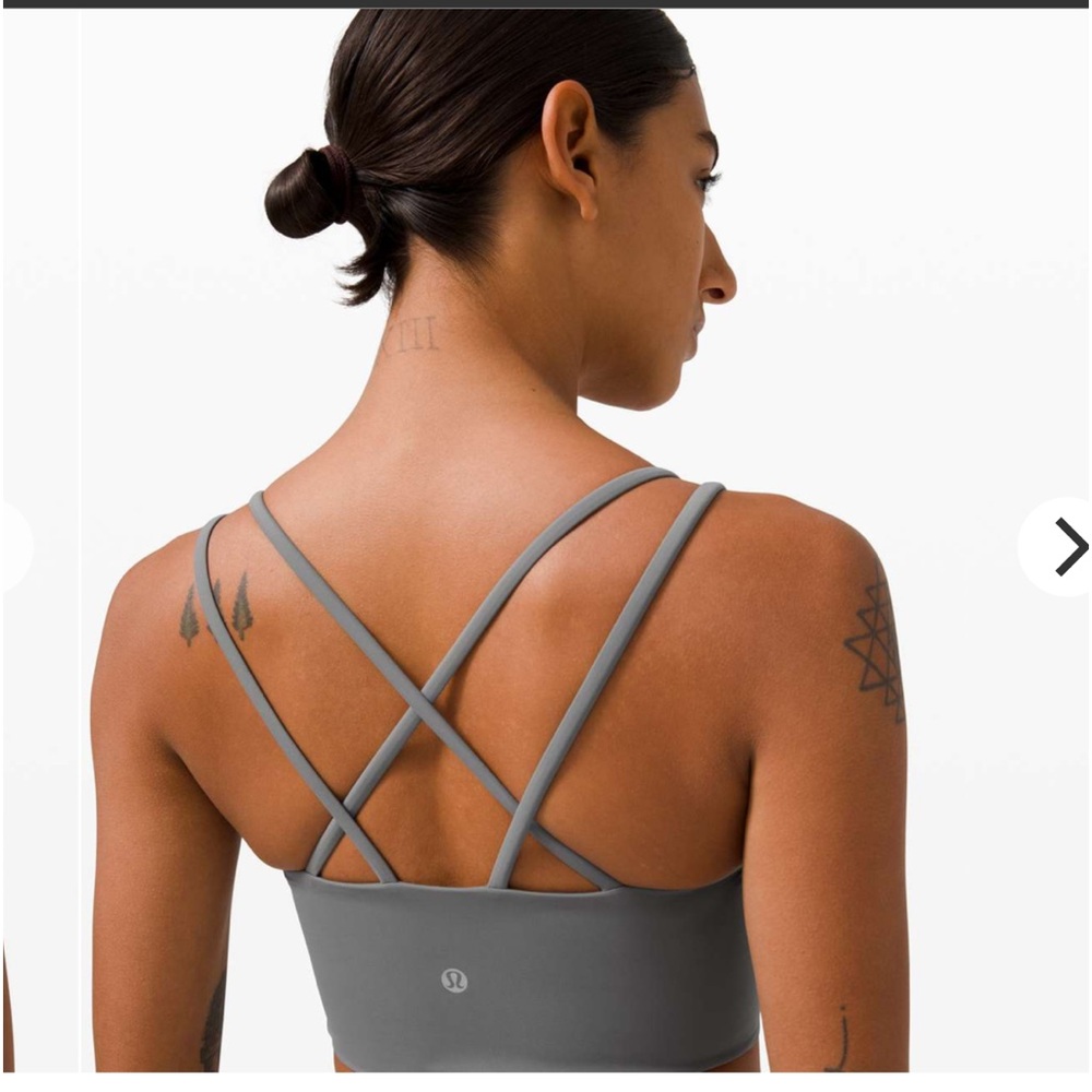 Lululemon Like a Cloud Bra Long Line *Light Support, B/C Cup
Asphalt Grey size 6